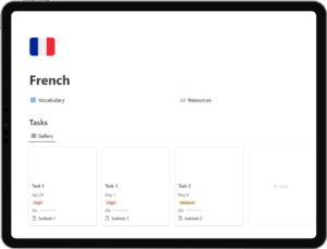 Notion Language Learning Template