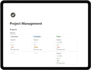 Notion Project Management Template