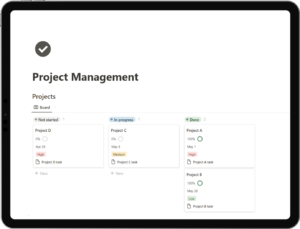 Notion Project Management Template